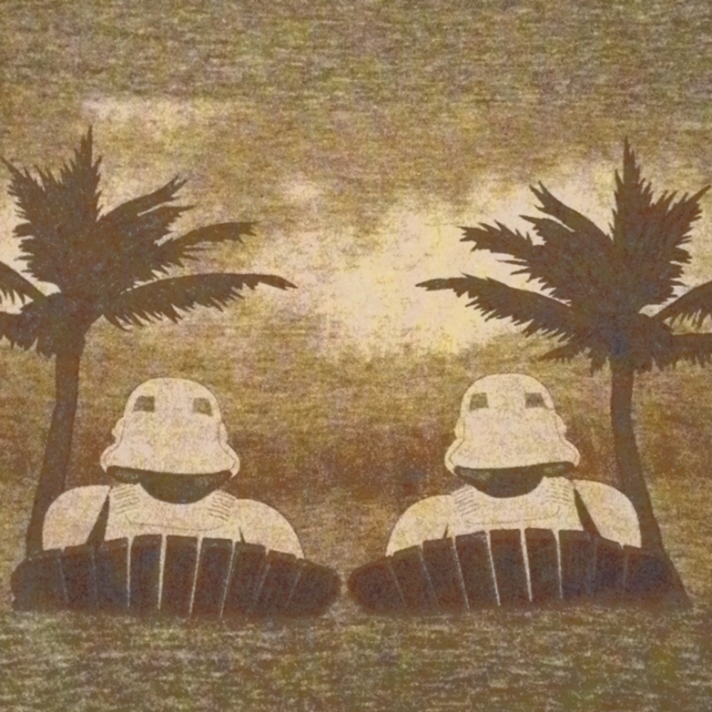 Storm trooper beach tee